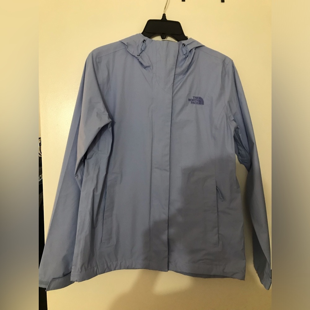 North face brand new jacket. Light blue color